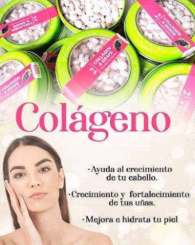 🤩PASTILLAS DE COLÁGENO SABOR UVA🤩