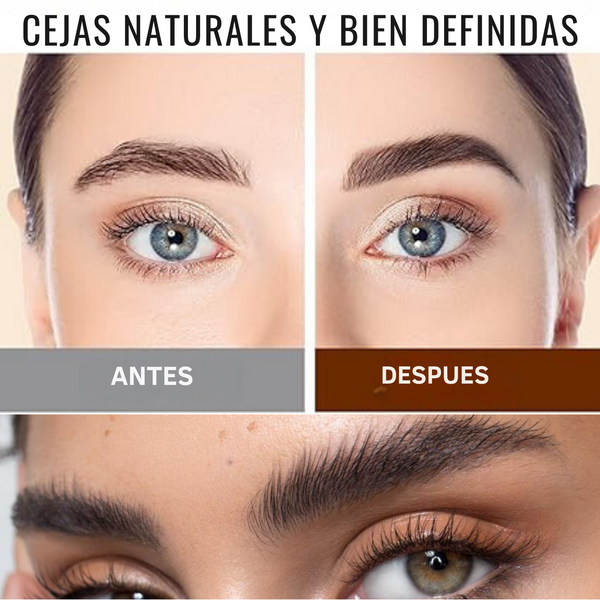 😍LÁPIZ 3D DE 3 PUNTAS CEJAS PERFECTAS + SÉRUM CRECIMIENTO😍