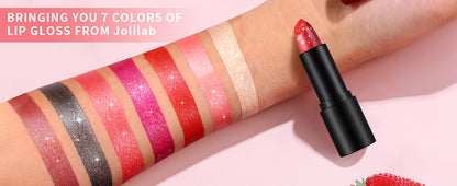 💋SHINY LIPSTICK |💄⭐LABIAL EN DESTELLOS 3x1💄💋