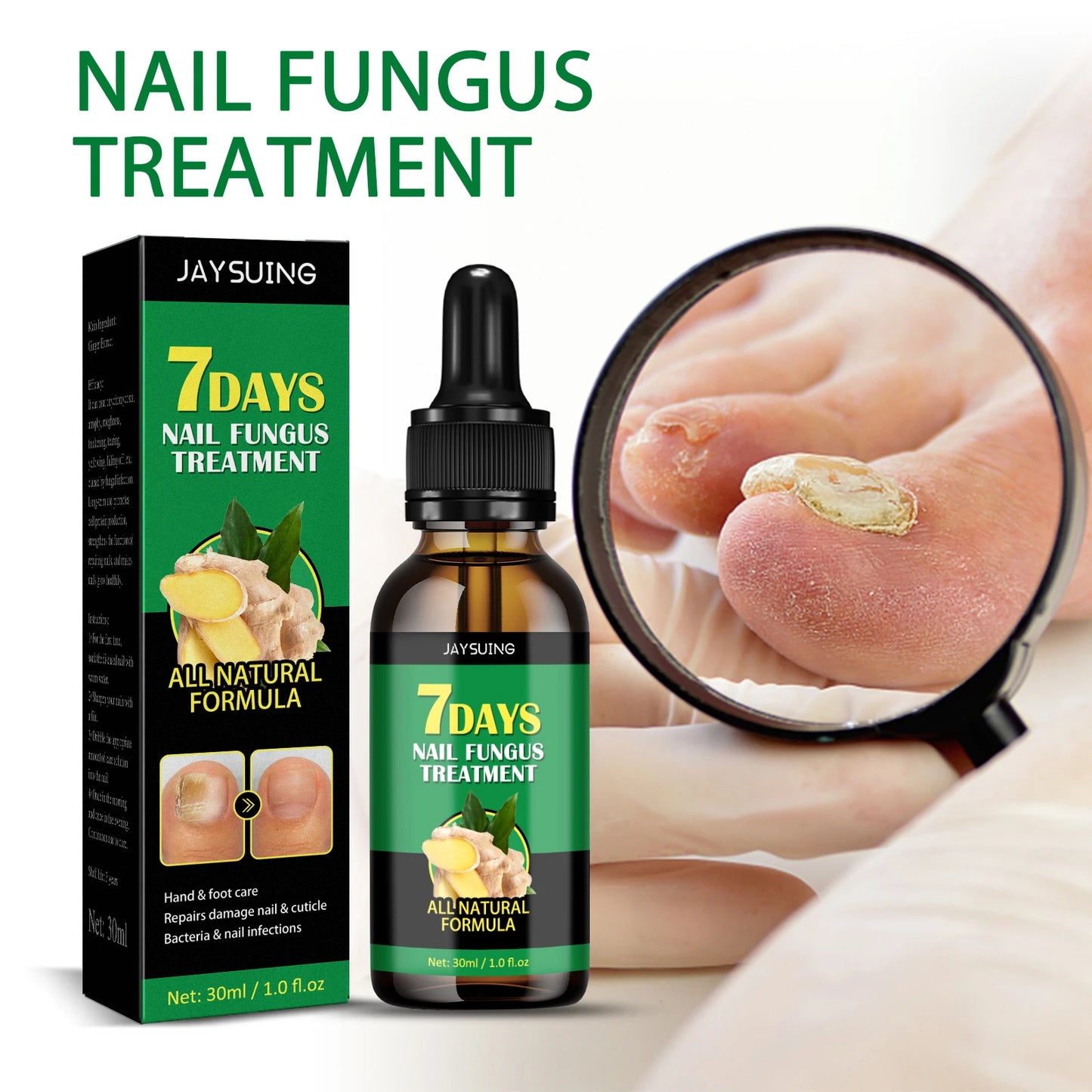 ⭐TRATAMIENTO PARA HONGOS SEVEN DAYS NAIL FUNGUS👨‍⚕️