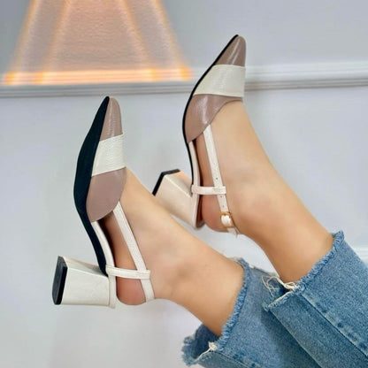 😍CALZADO ÁNGEL | TACÓN MEDIO, PUNTA FINA😍