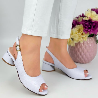 😍CALZADO TURIN| TACÓN MEDIO, PUNTA ABIERTA 😍