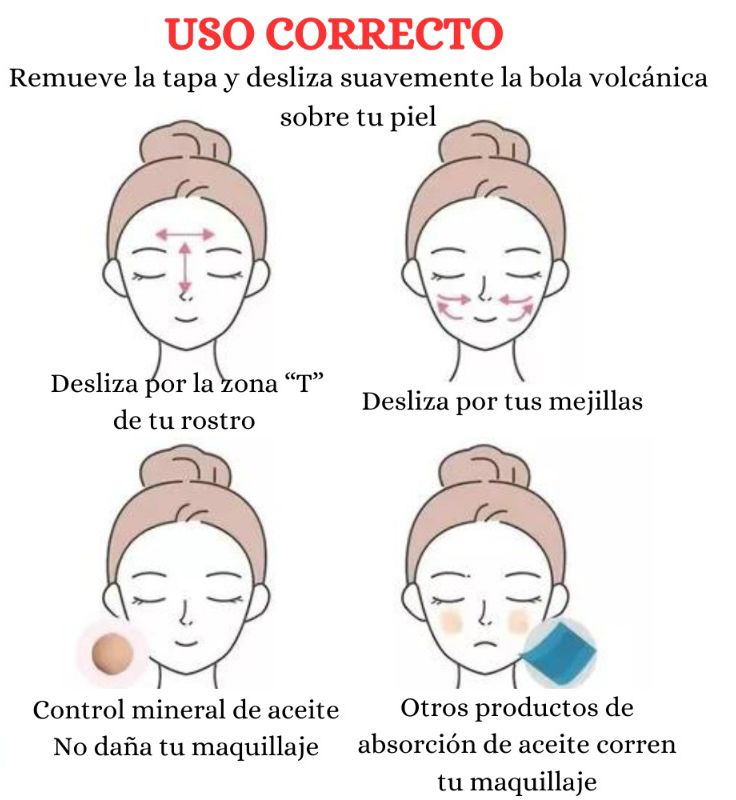 😍RODILLO FACIAL ABSORBENTE DE GRASA REVLON😍