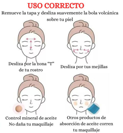 😍RODILLO FACIAL ABSORBENTE DE GRASA REVLON😍