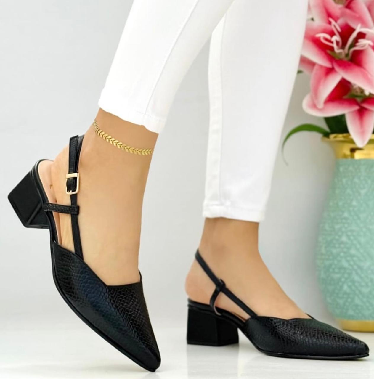 😍CALZADO LYON | TACÓN MEDIO, PUNTA FINA😍