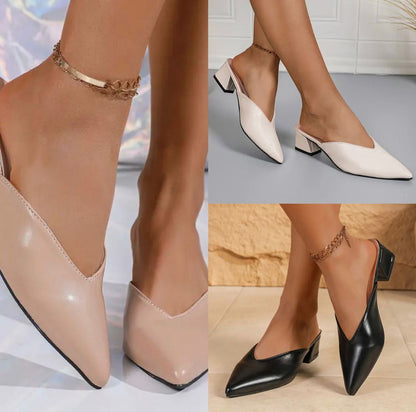 😍CALZADO SANTORINI | TACÓN MEDIO, PUNTA FINA 😍