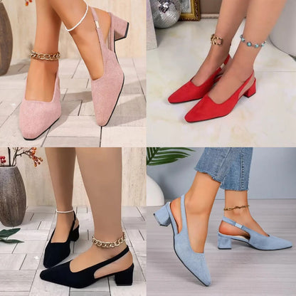 😍CALZADO DUBAI | TACÓN MEDIO, PUNTA FINA😍