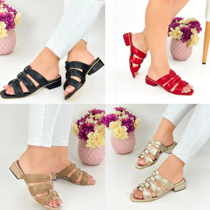 😍CALZADO MADRID | TACÓN MEDIO, PUNTA ABIERTA 😍