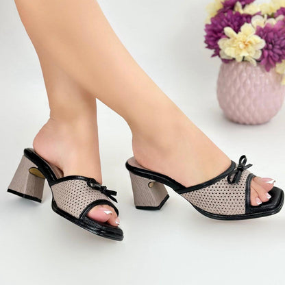 😍CALZADO AMALFI | TACÓN MEDIO, PUNTA ABIERTA 😍