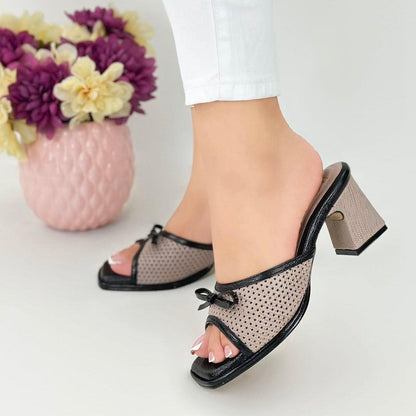 😍CALZADO AMALFI | TACÓN MEDIO, PUNTA ABIERTA 😍