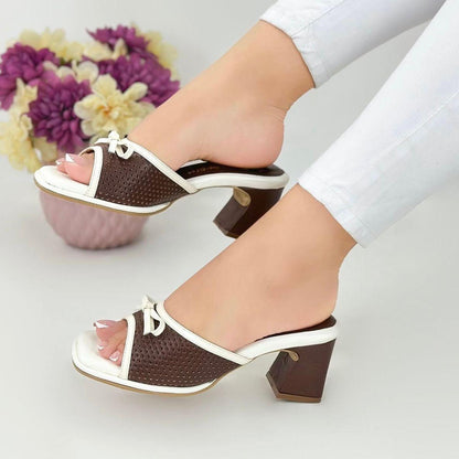 😍CALZADO AMALFI | TACÓN MEDIO, PUNTA ABIERTA 😍