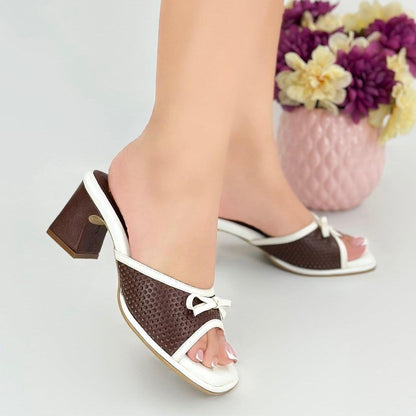 😍CALZADO AMALFI | TACÓN MEDIO, PUNTA ABIERTA 😍