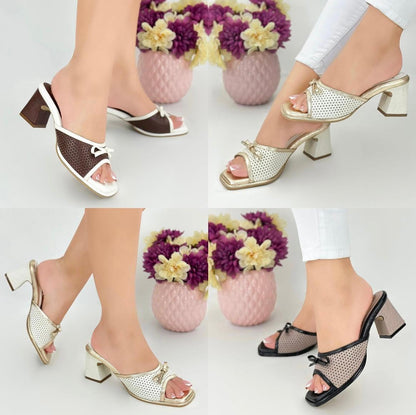 😍CALZADO AMALFI | TACÓN MEDIO, PUNTA ABIERTA 😍