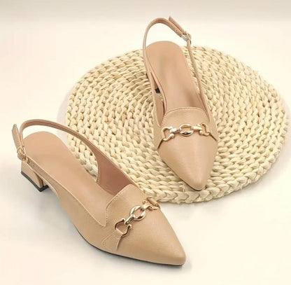 😍CALZADO AMELIA | TACÓN MEDIO, PUNTA FINA 😍