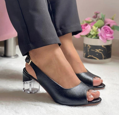 😍CALZADO IBIZA| TACÓN MEDIO, PUNTA ABIERTA 😍