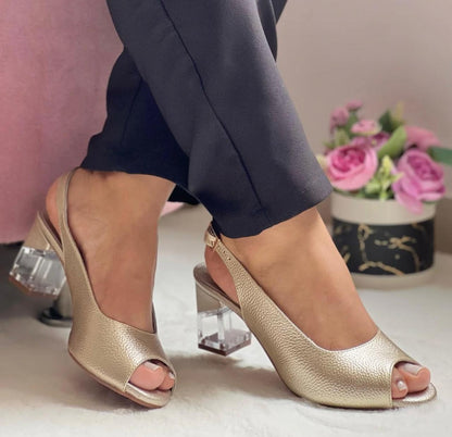 😍CALZADO IBIZA| TACÓN MEDIO, PUNTA ABIERTA 😍