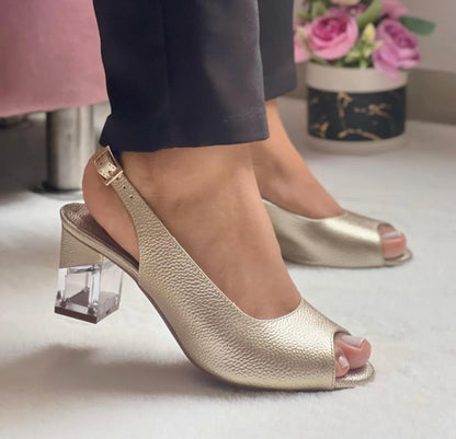 😍CALZADO IBIZA| TACÓN MEDIO, PUNTA ABIERTA 😍