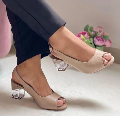 😍CALZADO IBIZA| TACÓN MEDIO, PUNTA ABIERTA 😍