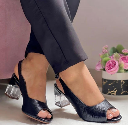 😍CALZADO IBIZA| TACÓN MEDIO, PUNTA ABIERTA 😍