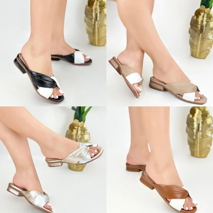 😍SANDALIAS KIOTO | TACÓN BAJO, PUNTA ABIERTA 😍