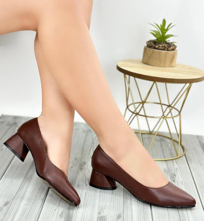 😍CALZADO CRETA | TACÓN BAJO, PUNTA FINA 😍