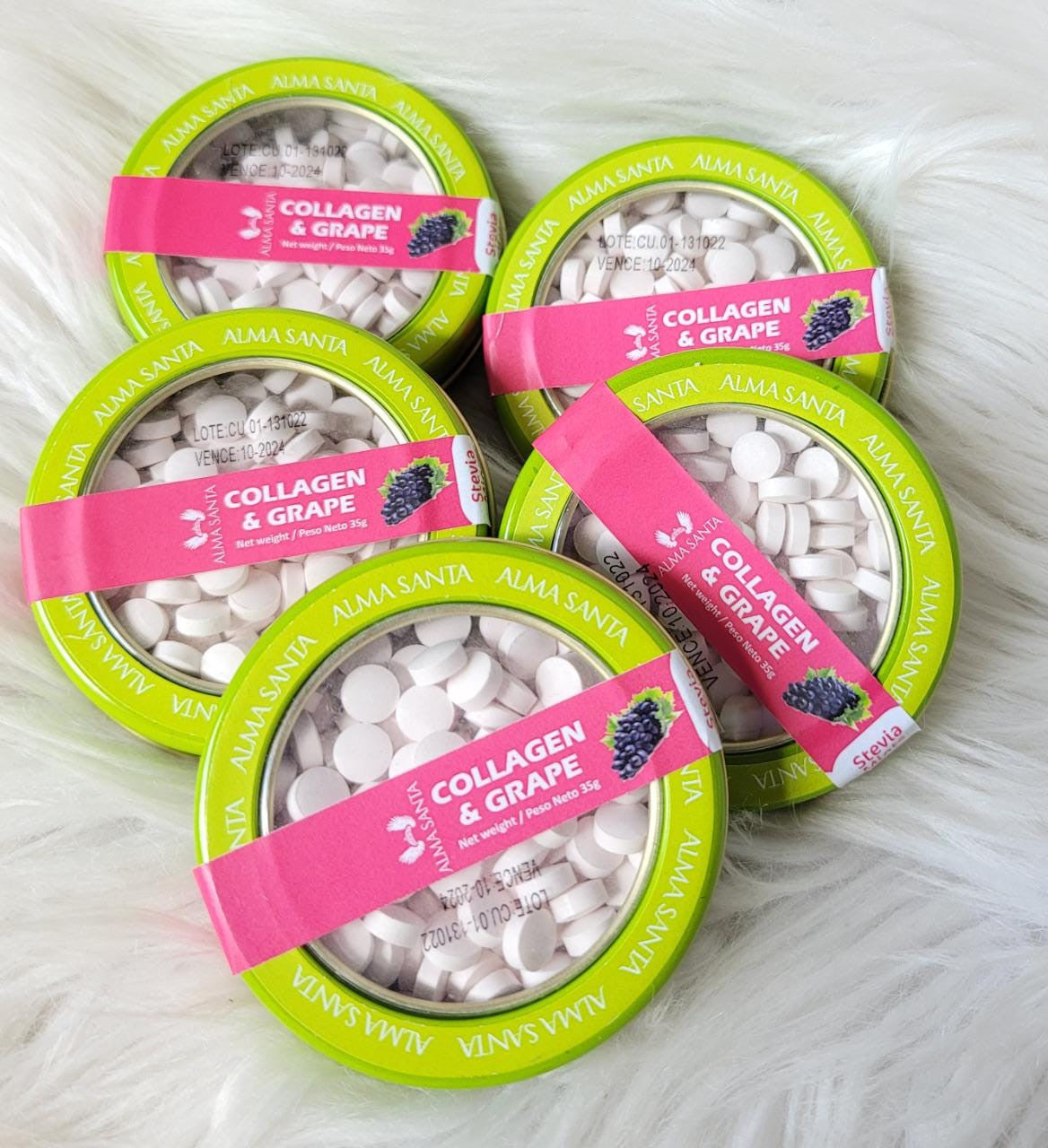 🤩PASTILLAS DE COLÁGENO SABOR UVA🤩