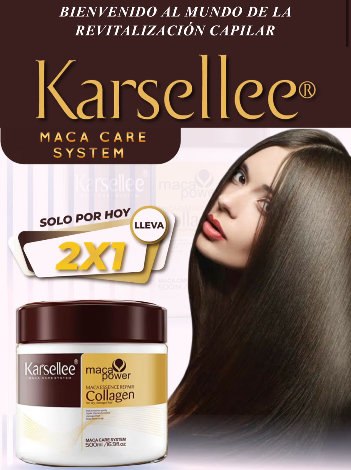 2 Unidades Mascarilla Capilar Karsell: Renueva y Revitaliza tu Cabello!